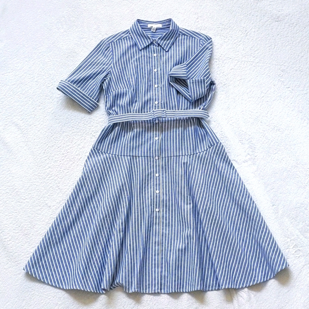 Belted Shirt Dress